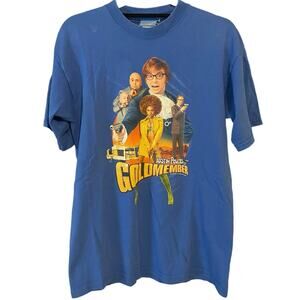 Vintage Y2K Austin Powers in Goldmember 2002 Movie Promo Shirt Adult Medium